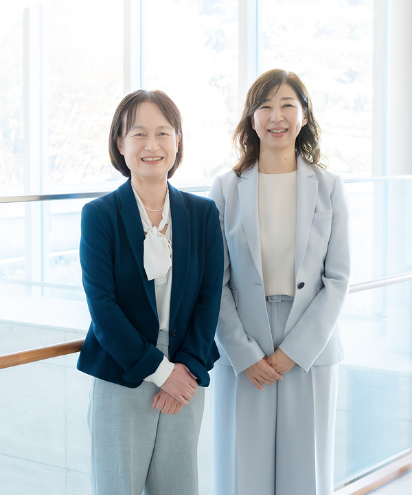 研究所副所長 深見 真紀  病院副院長 植松 悟子